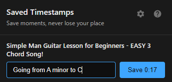Extension popup with save form